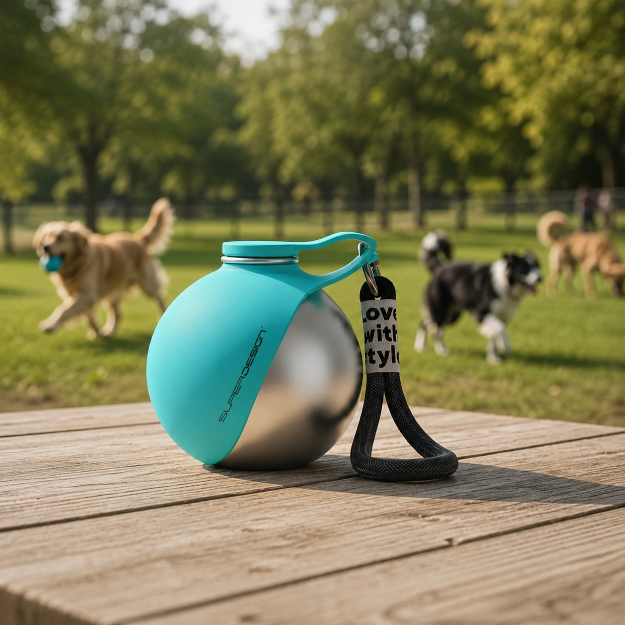 Botella de Agua Portable para Mascotas.