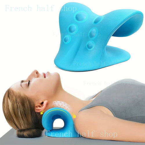 Almohada de tracción cervicar y relajamiento de hombro